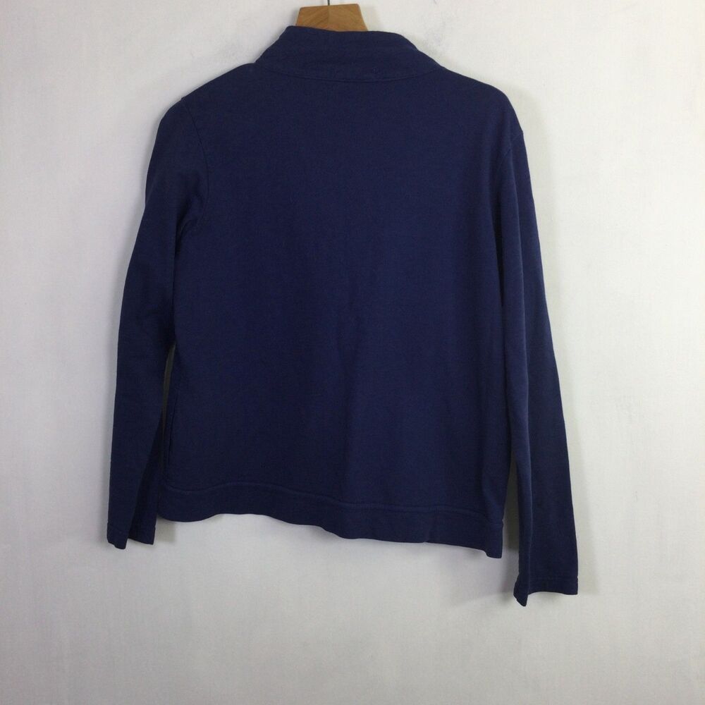 Fresh Produce Womens Sweatshirt Full zip-Up Long Sleeves Moonlight Blue Size XL - Picture 7 of 15